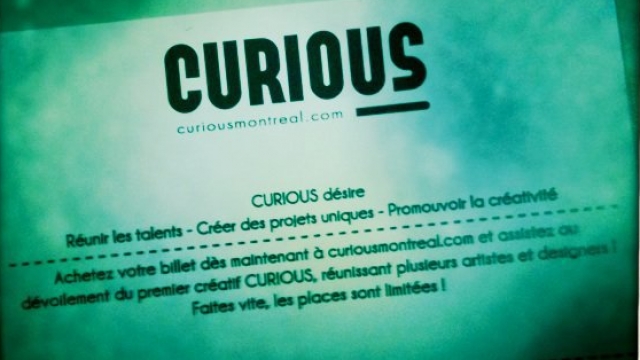 Lancement CURIOUS MTL: du talent au Il Motore