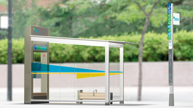STM: prototypes d'abribus futuristes