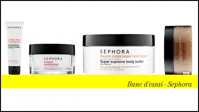 Banc d'essai: les nouveaux soins de Sephora