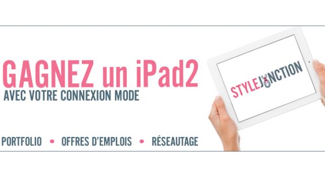 Courez la chance de gagner un iPad 2 en créant votre portfolio mode interactif sur STYLEJONCTION.CA