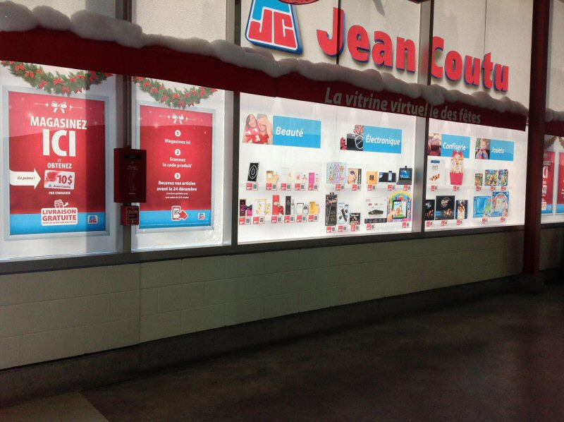 Jean Coutu offre du magasinage virtuel dans les tunnels du métro de Montréal