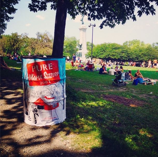 Les poubelles sur le Mont-Royal deviennent sirop d&rsquo;érable