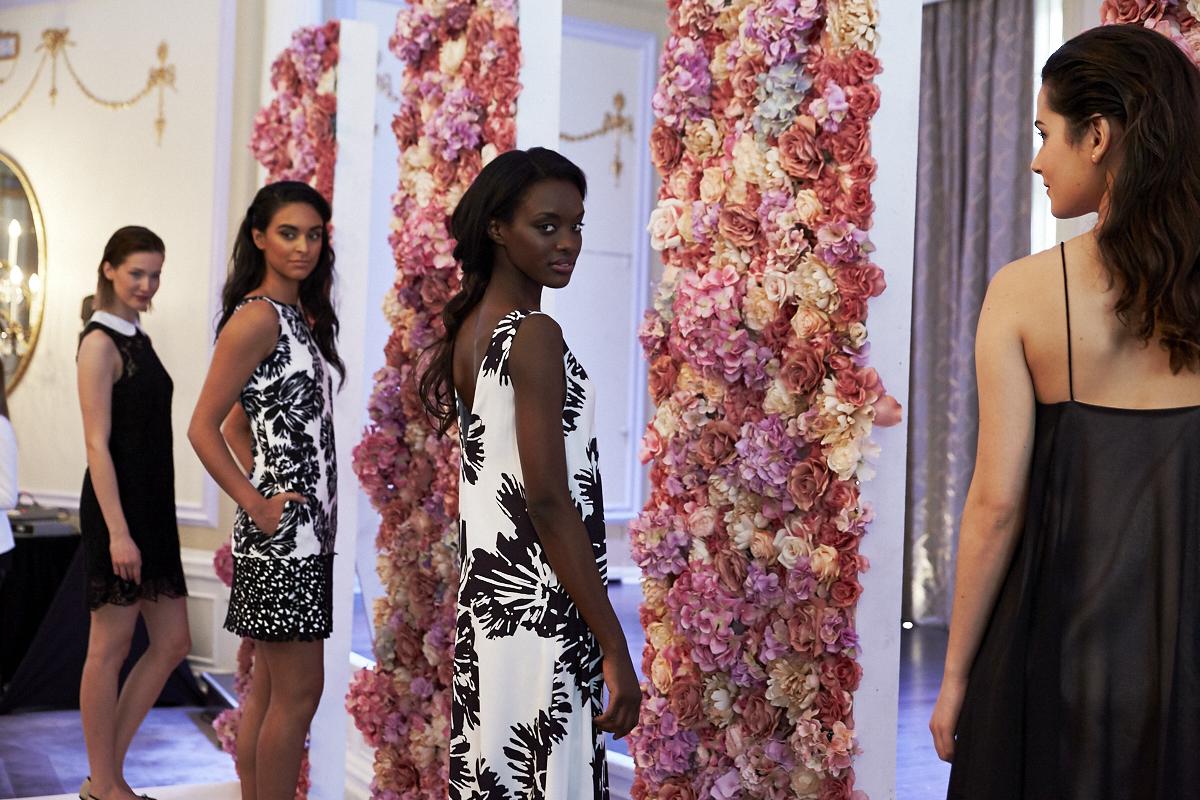 C'était le printemps au Ritz-Carlton lors du dévoilement de la collection ELLE par RW&CO