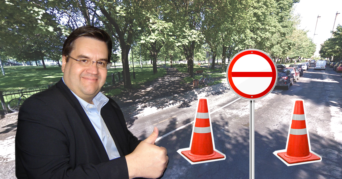 Plateau : ​Coderre choisit les automobilistes au détriment des cyclistes