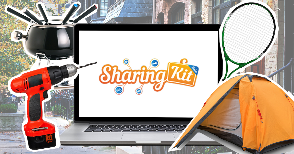 ​Sharing Kit, la nouvelle plateforme géniale pour partager des articles entre voisins