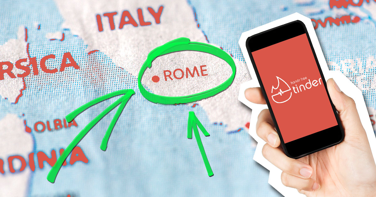 Chronique d&#039;un échec annoncé ou quand j&#039;ai essayé Tinder à Rome