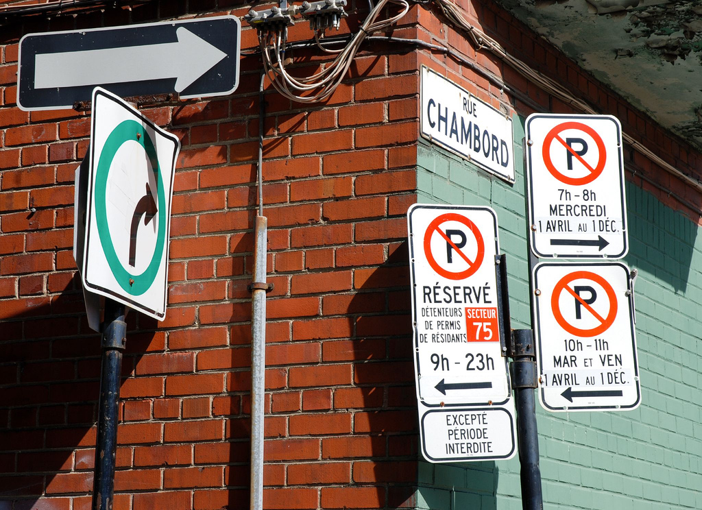 Voici les 25 endroits où sont données le plus de contraventions de stationnement à Montréal