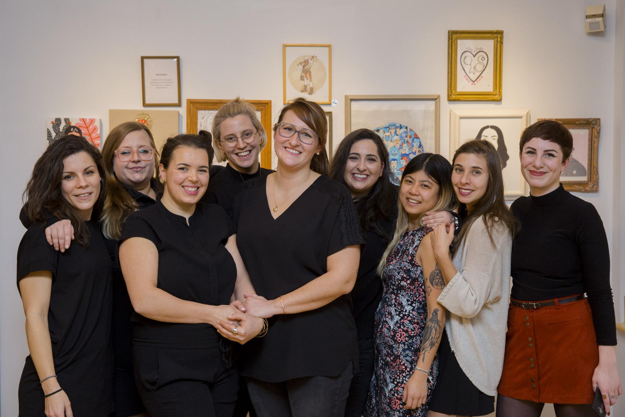 Les femmes à l&#039;honneur au vernissage de cette superbe expo #GirlPower