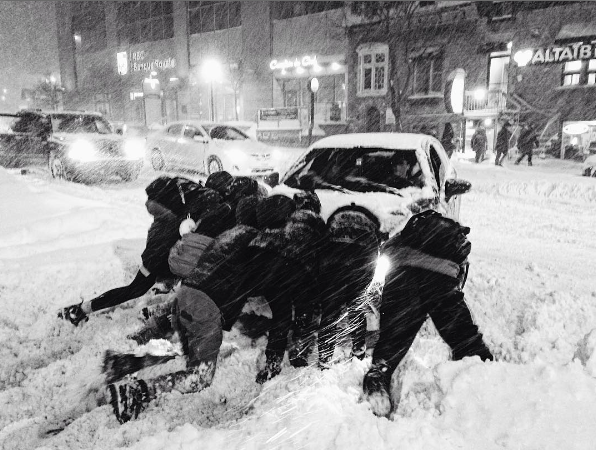 20 photos hallucinantes de la tempête qui frappe actuellement le Québec