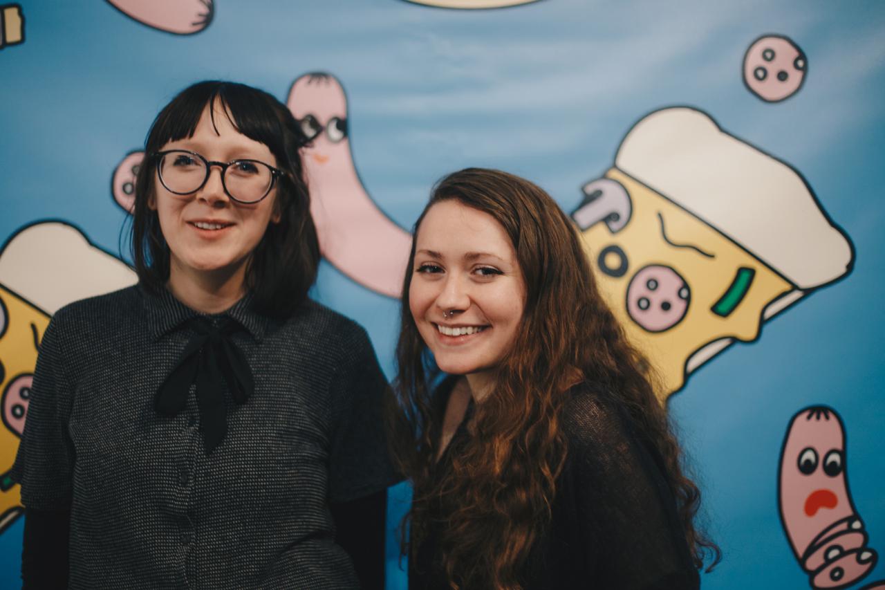 Tout plein d'amateurs d'art et de pizza réunis au Ausgang pour le Gusta Pizza Party! (PHOTOS)