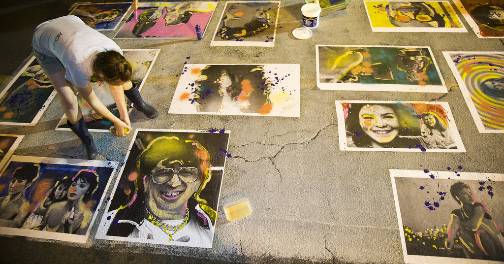 De l'art urbain s'invite à la vente-trottoir de l'avenue Mont-Royal