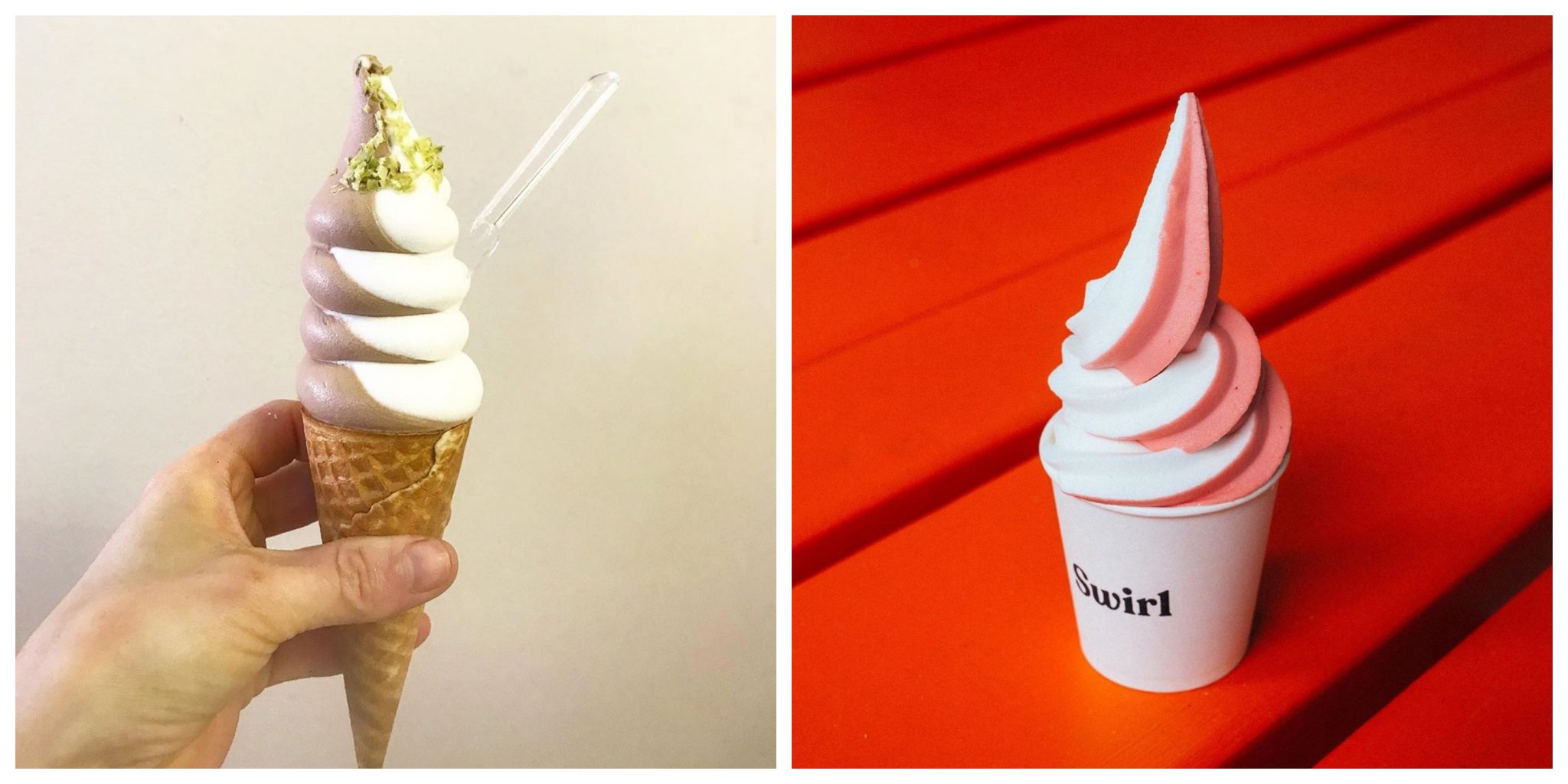 Ces crèmeries proposent des duos de saveurs surprenantes, funky et alléchantes!