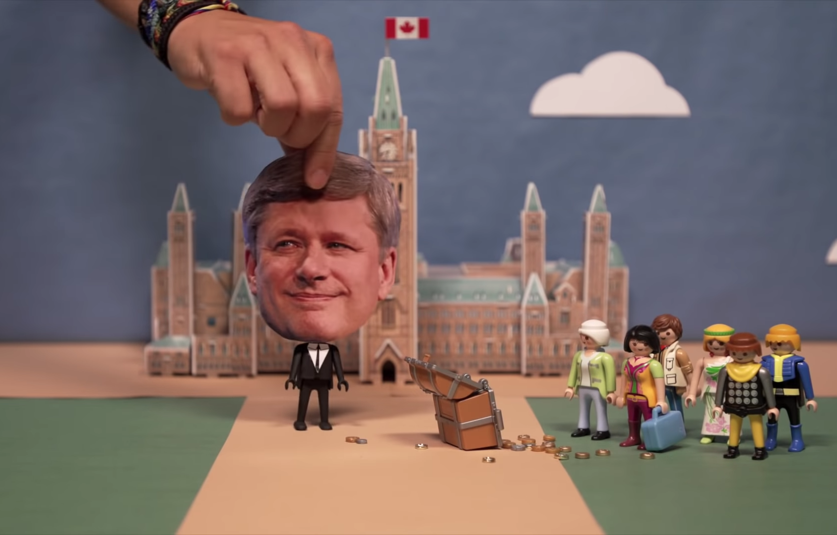 Voici l'histoire des partis politiques canadiens expliquée avec des marionnettes!