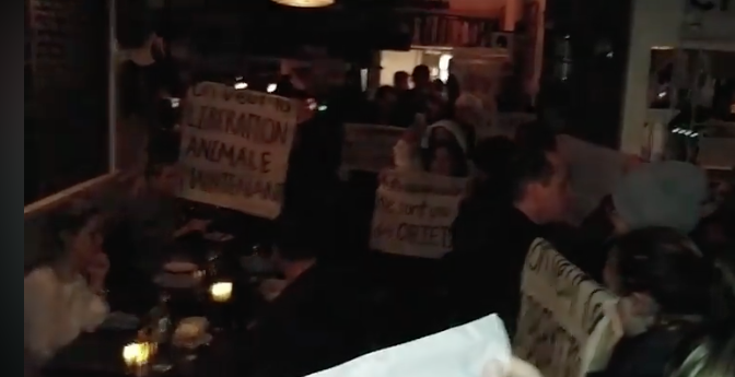 Des militants véganes débarquent à l&rsquo;improviste chez Joe Beef!
