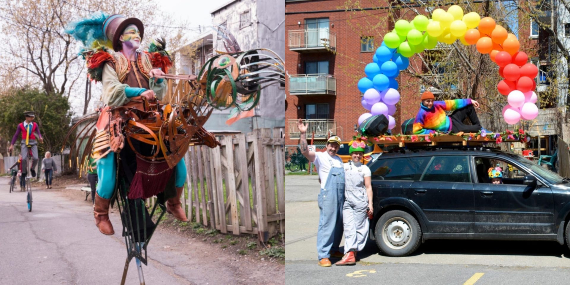 Le Cirque Alfonse parcourt les rues montréalaises pour ramener la joie et la bonne humeur!