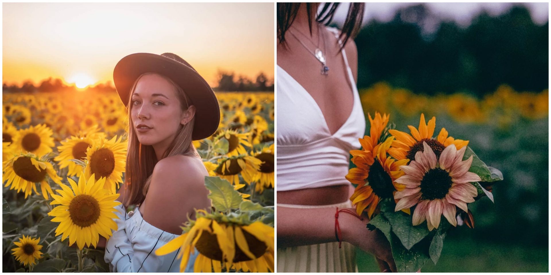 Vous pouvez faire la cueillette et pique-niquer dans ce superbe champ de tournesols situé à 1h de Montréal!