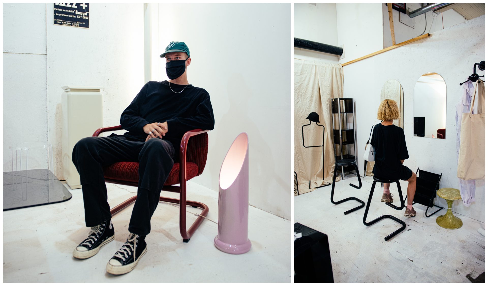 On trippe sur cet incroyable pop-up shop qui combine magasinage vintage et salon de coiffure!