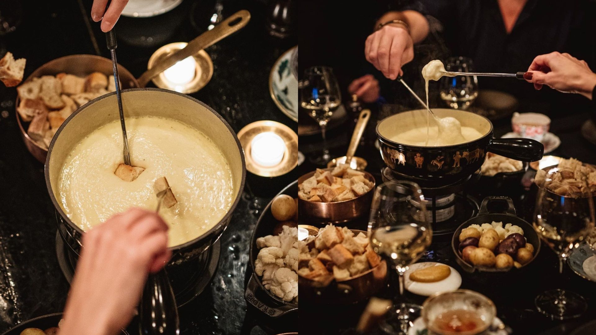 Cet établissement iconique du Vieux-Montréal propose des kits «prêts à déguster» de fondue au fromage!
