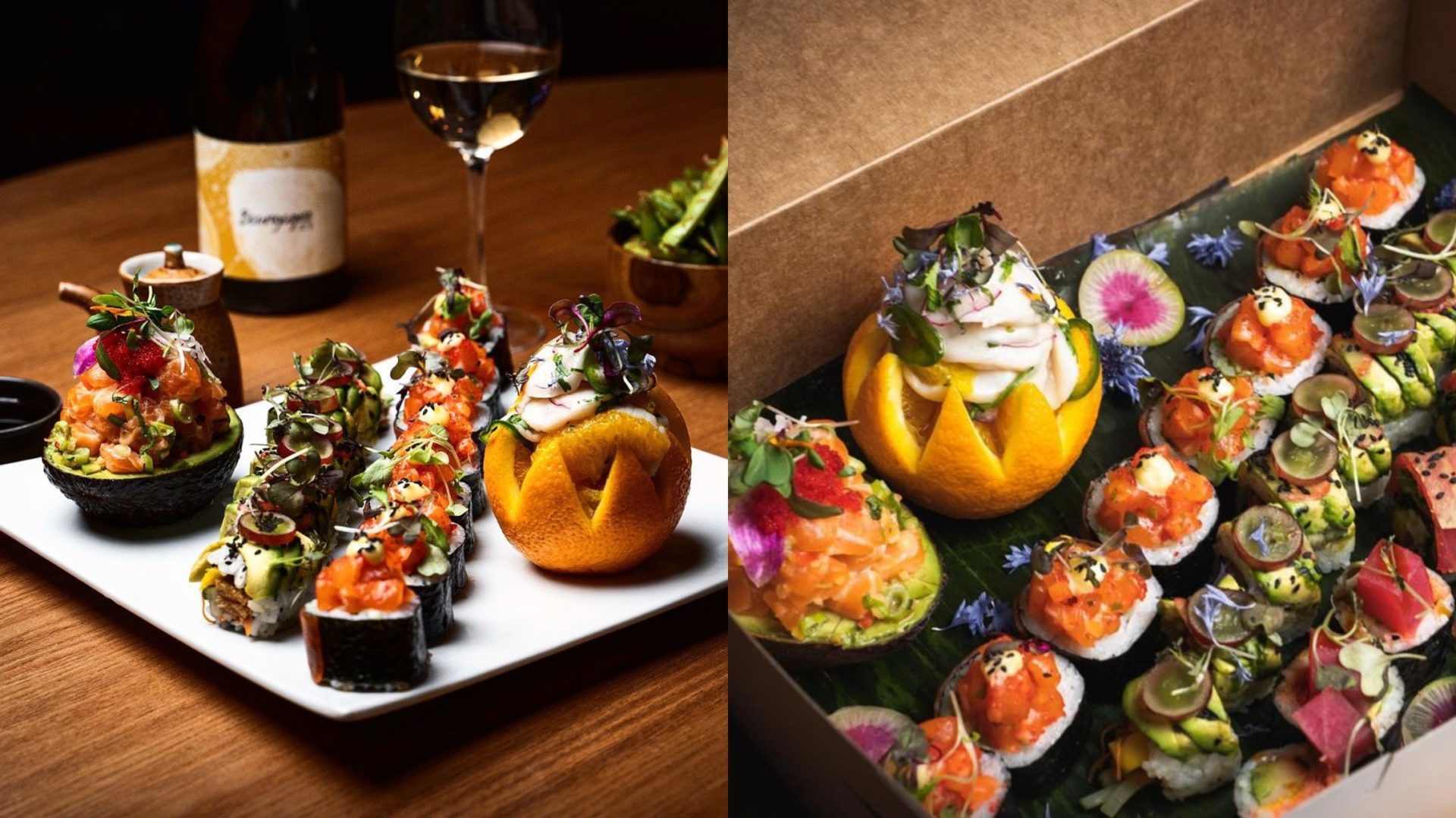 Ce restaurant du Vieux-Montréal propose de somptueux sushis et du vin à 50% de rabais tout le week-end!