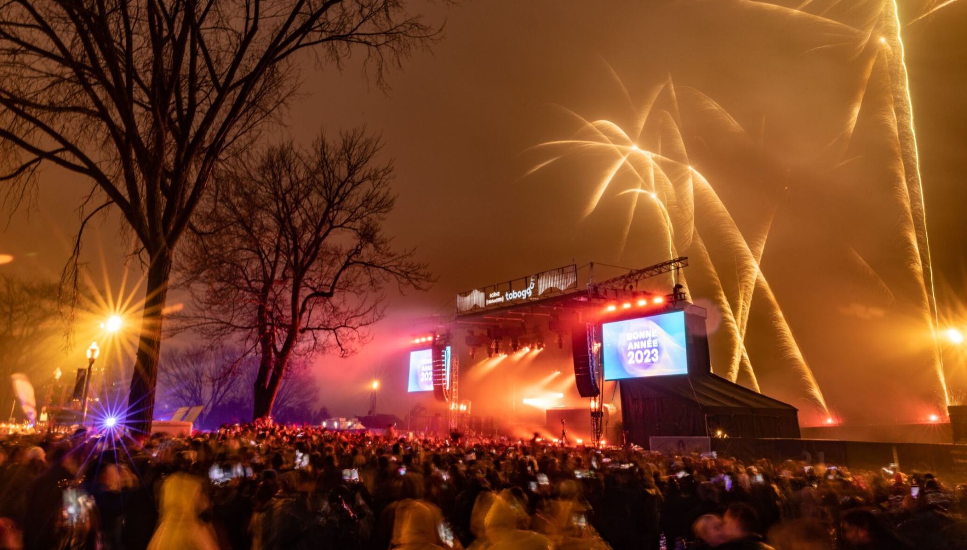 Toboggan Un festival pour fêter l’arrivée de la nouvelle année à