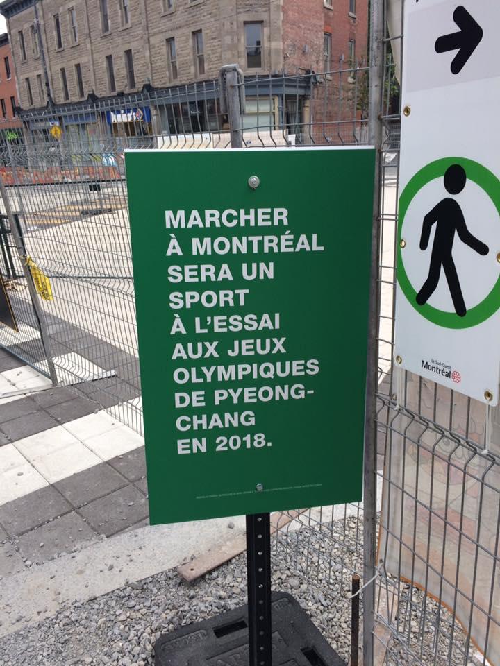 Un Quartier Montréalais Se Moque De La Construction Avec Les Pancartes ...