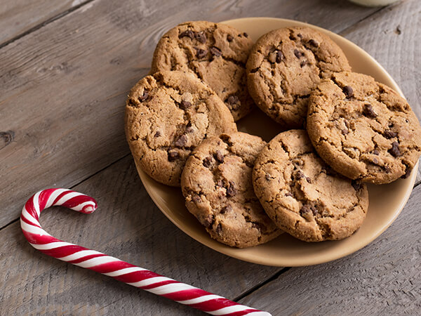 Ensemble de biscuits au chocolat