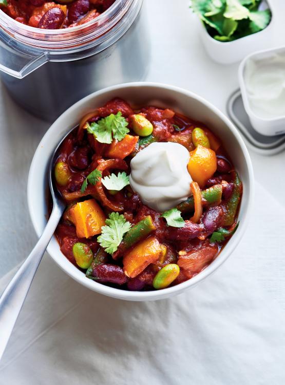 Chili aux edamames