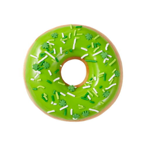 Bonbons chanceux avec des trèfles