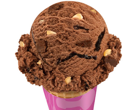 Yogourt glacé Folie de brownie Maui