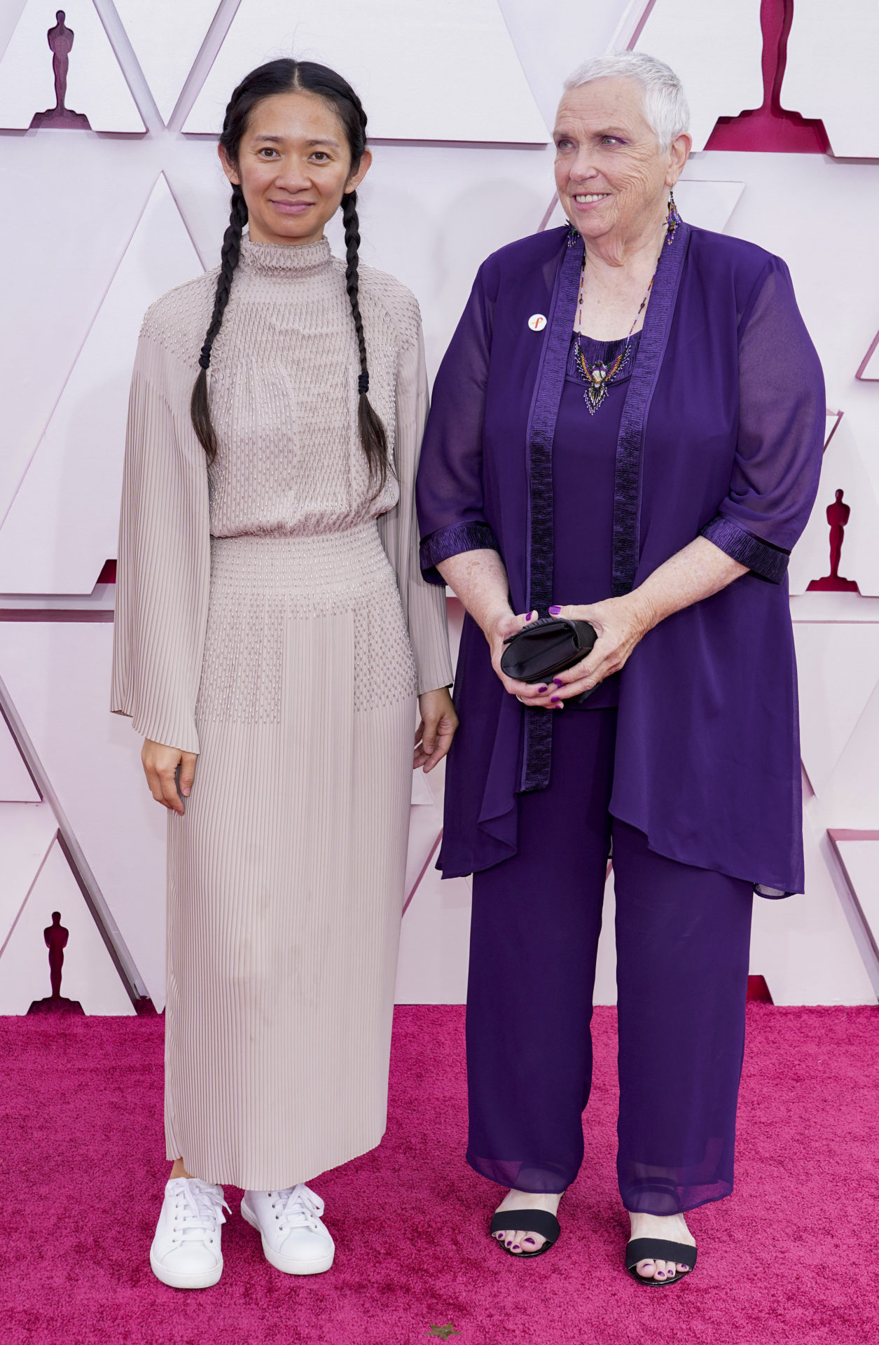 Chloe Zhao et Charlene Swankie