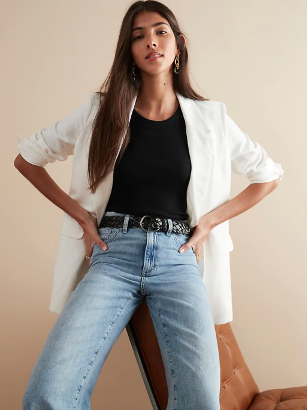 Camisole côtelée ajustée