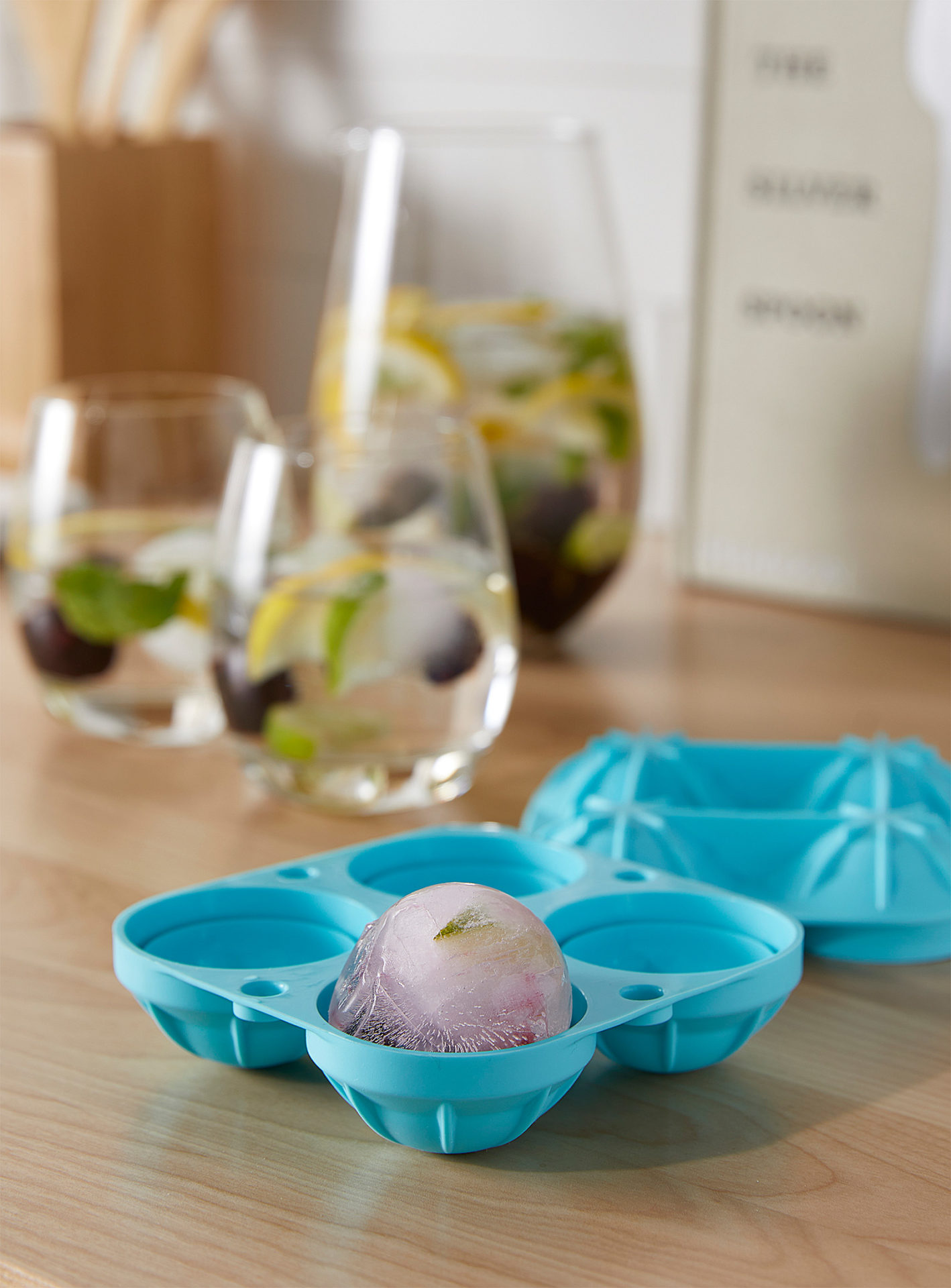 Le moule à sphères de glace en silicone