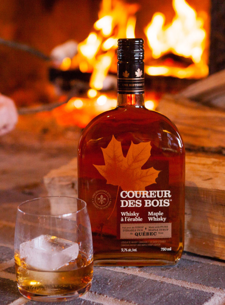 Whisky canadien à l'érable - coureur des bois