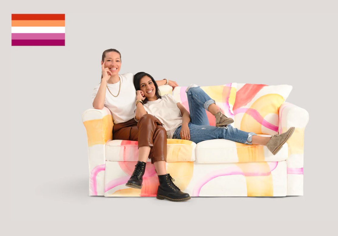 Jena Nasser - DRAPEAU LESBIEN