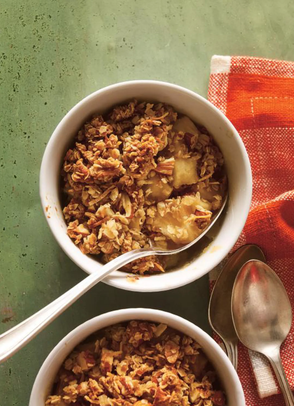 Croustade aux pommes et à la noix de coco
