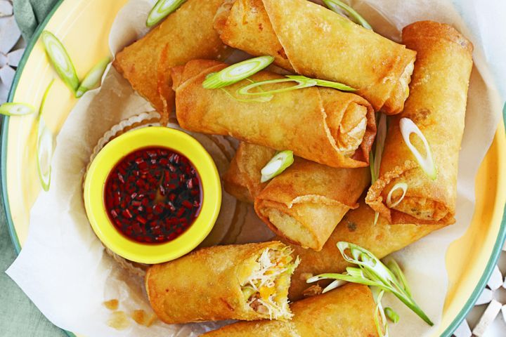 Rouleaux impériaux au rôti de porc