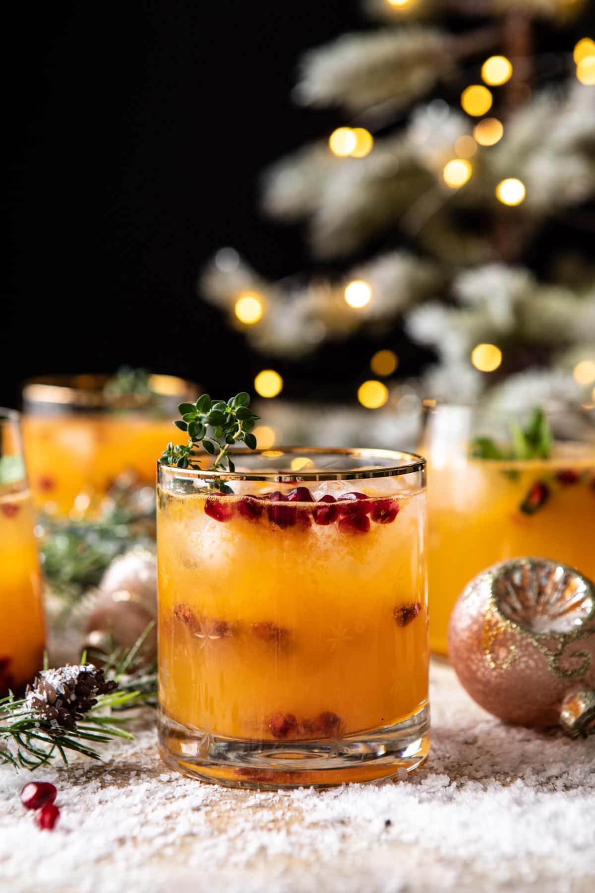 Cocktail aux agrumes des Fêtes