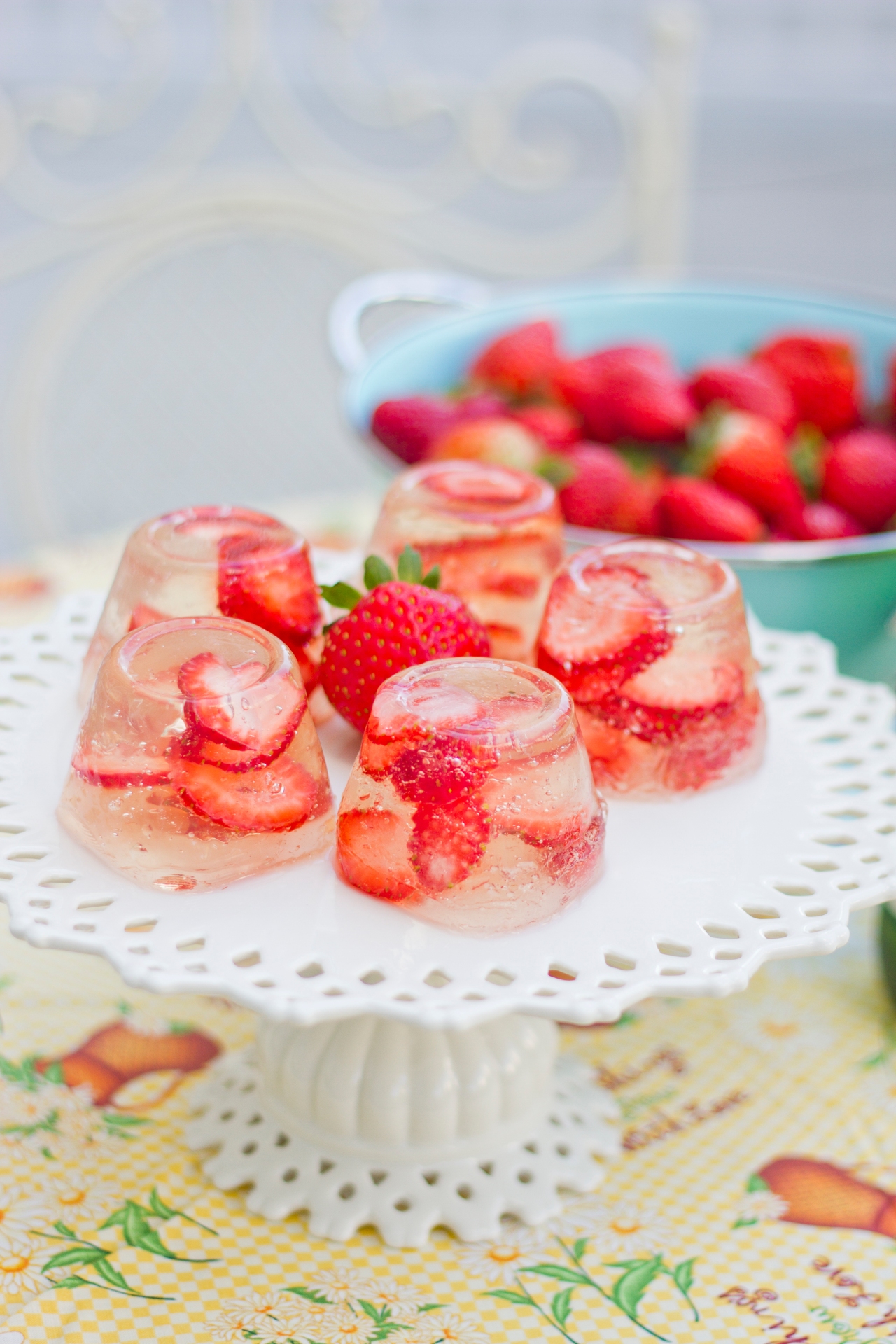 Champagne à la fraise