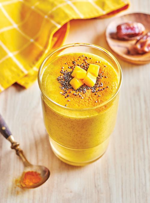 Smoothie d’or à la mangue (sans produits laitiers)