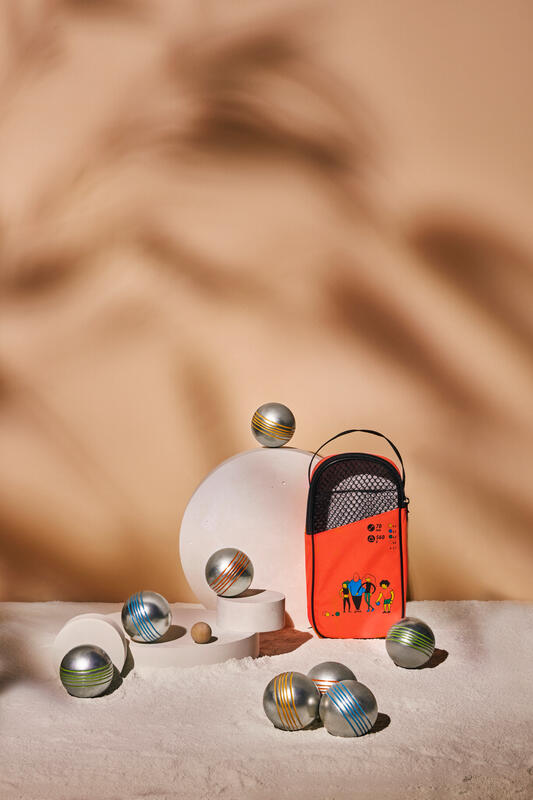 Ensemble de 8 boules de pétanque