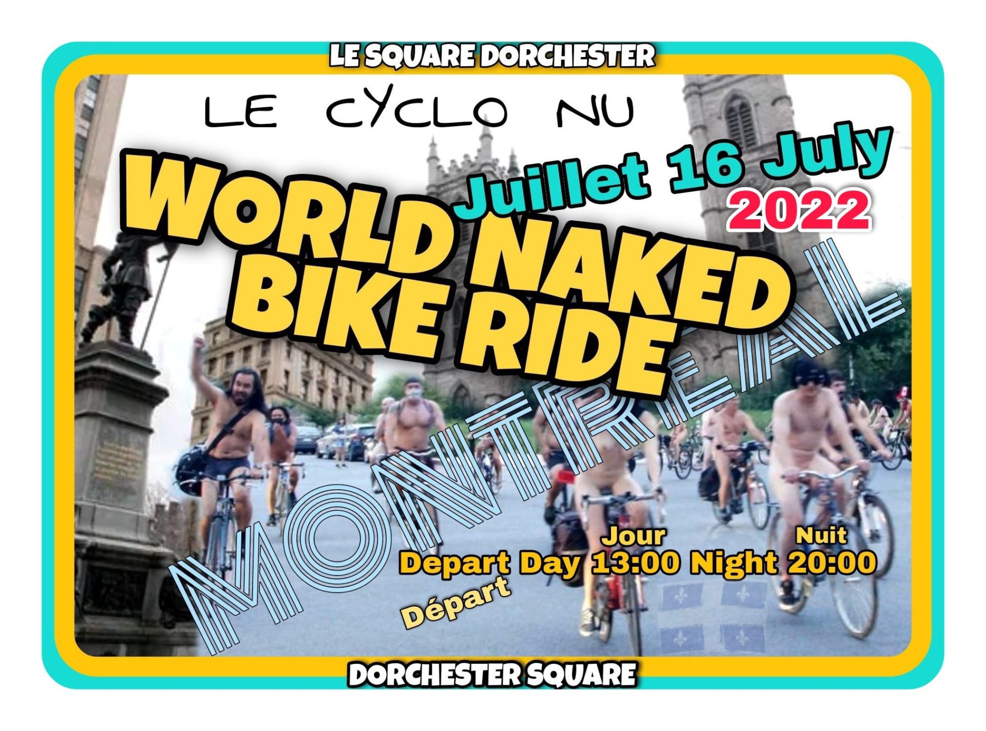 Manifestez lors du Cyclo Nu