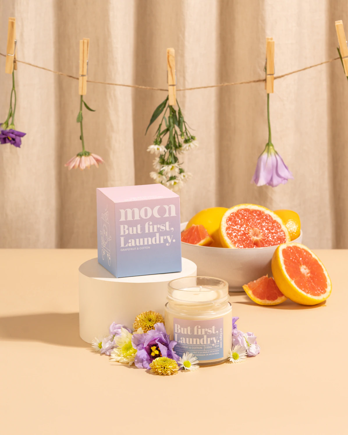 Une bougie qui sent divinement bon