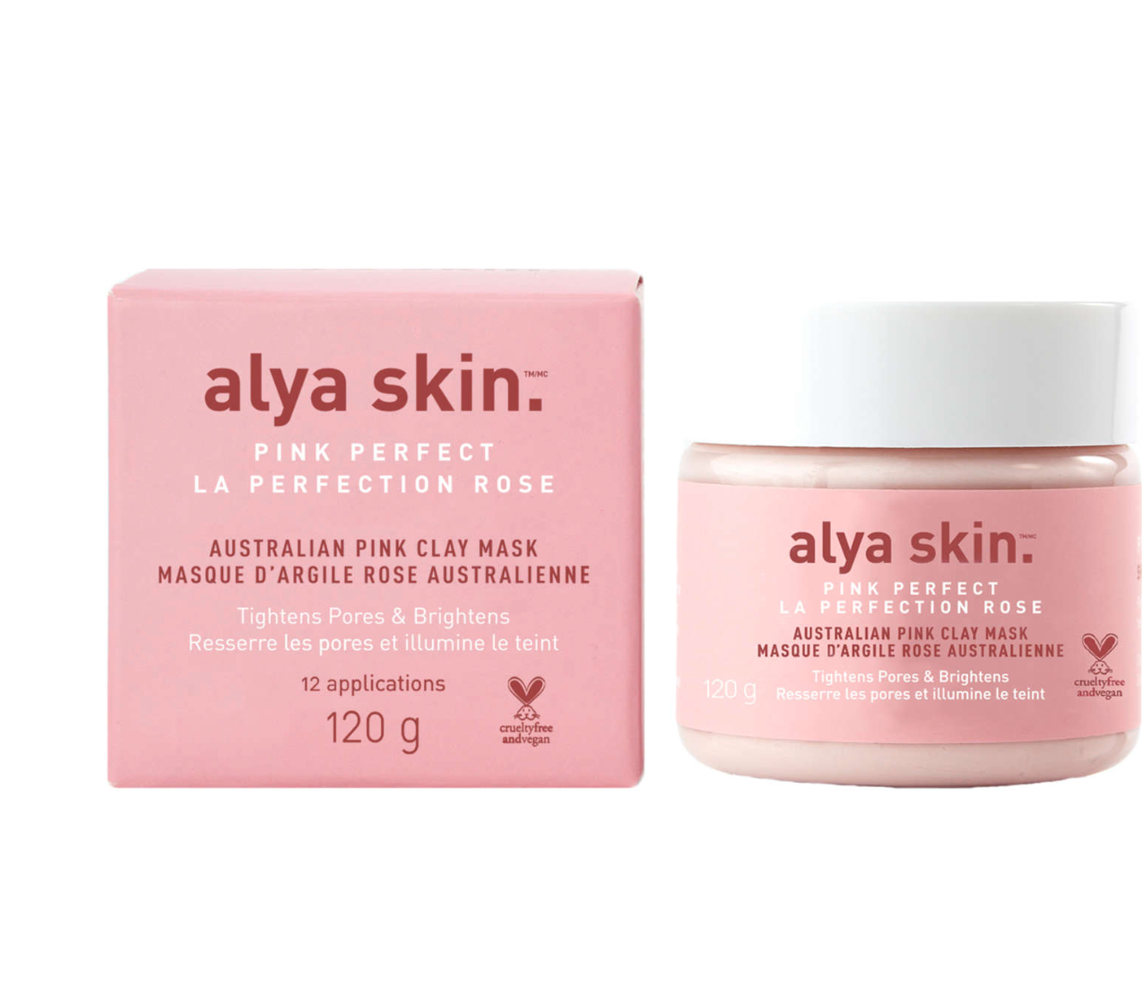 Masque d’argile rose australienne