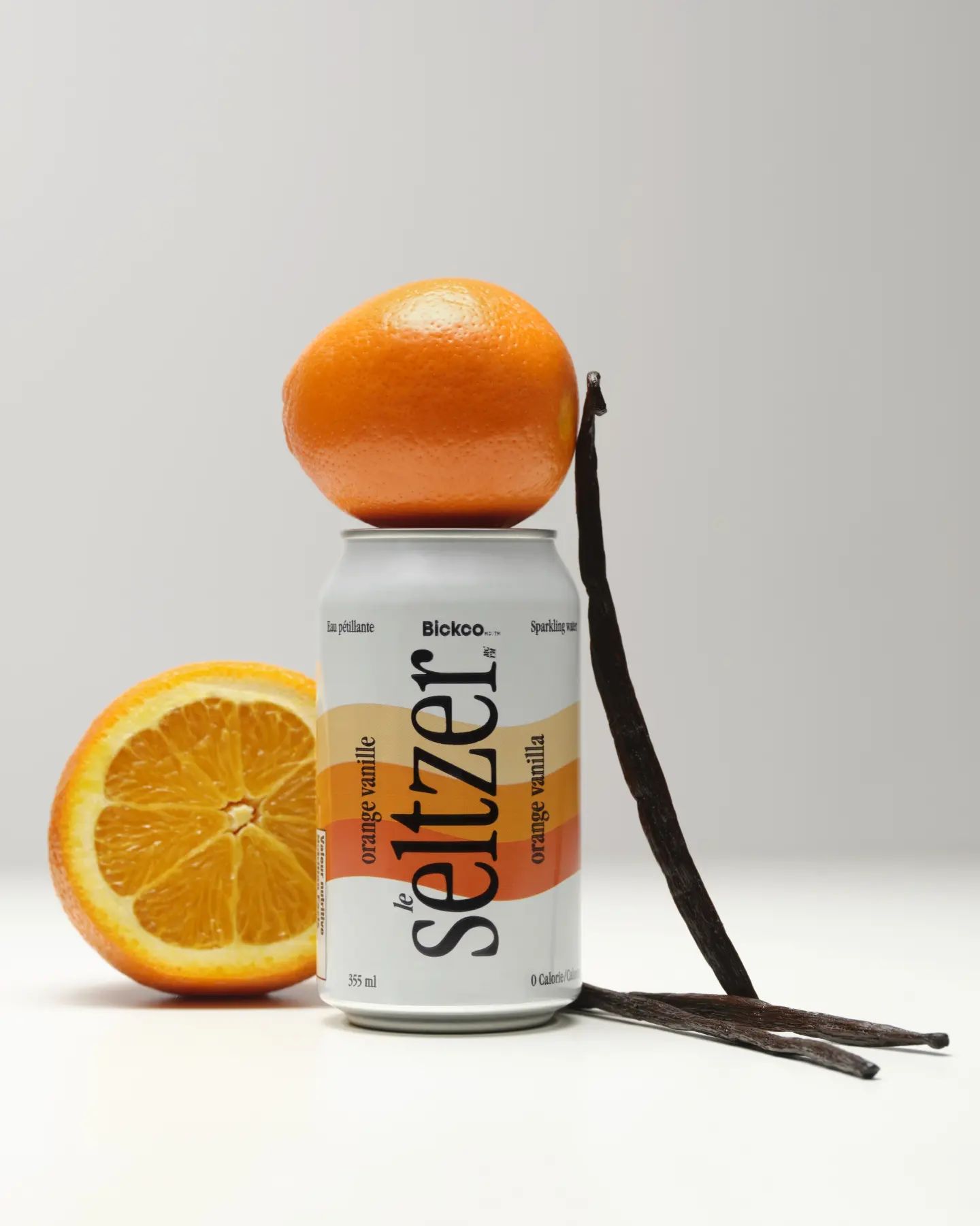 Seltzer Vanille + orange