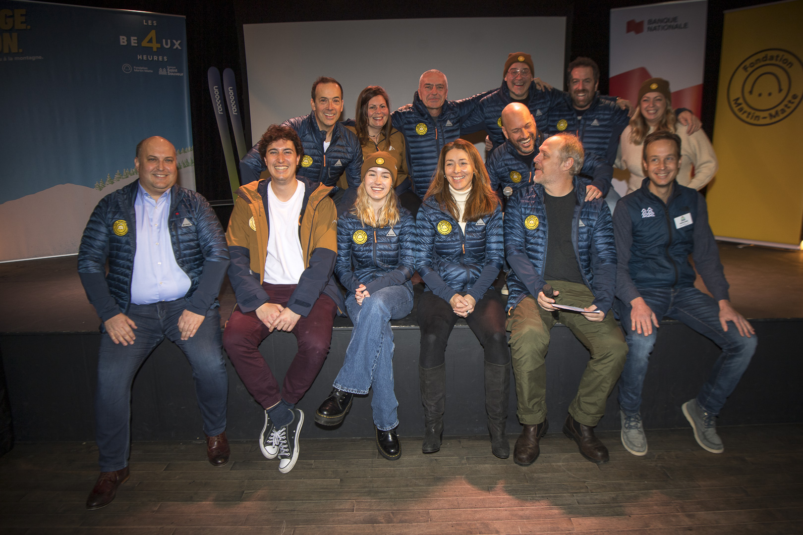 La belle équipe de la 8e édition des Beaux 4 heures de la Fondation Martin-Matte