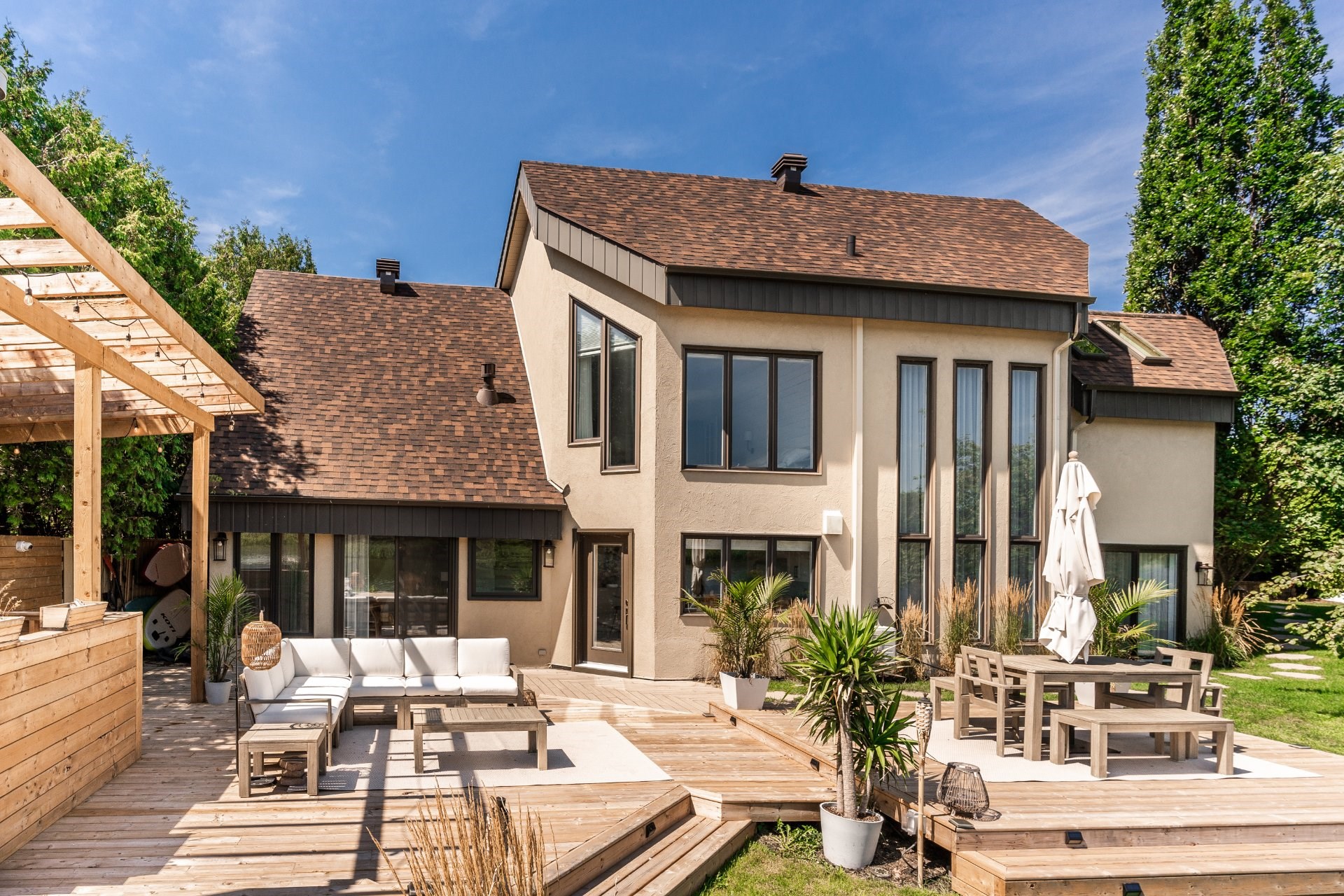 Maison vue de l'arrière