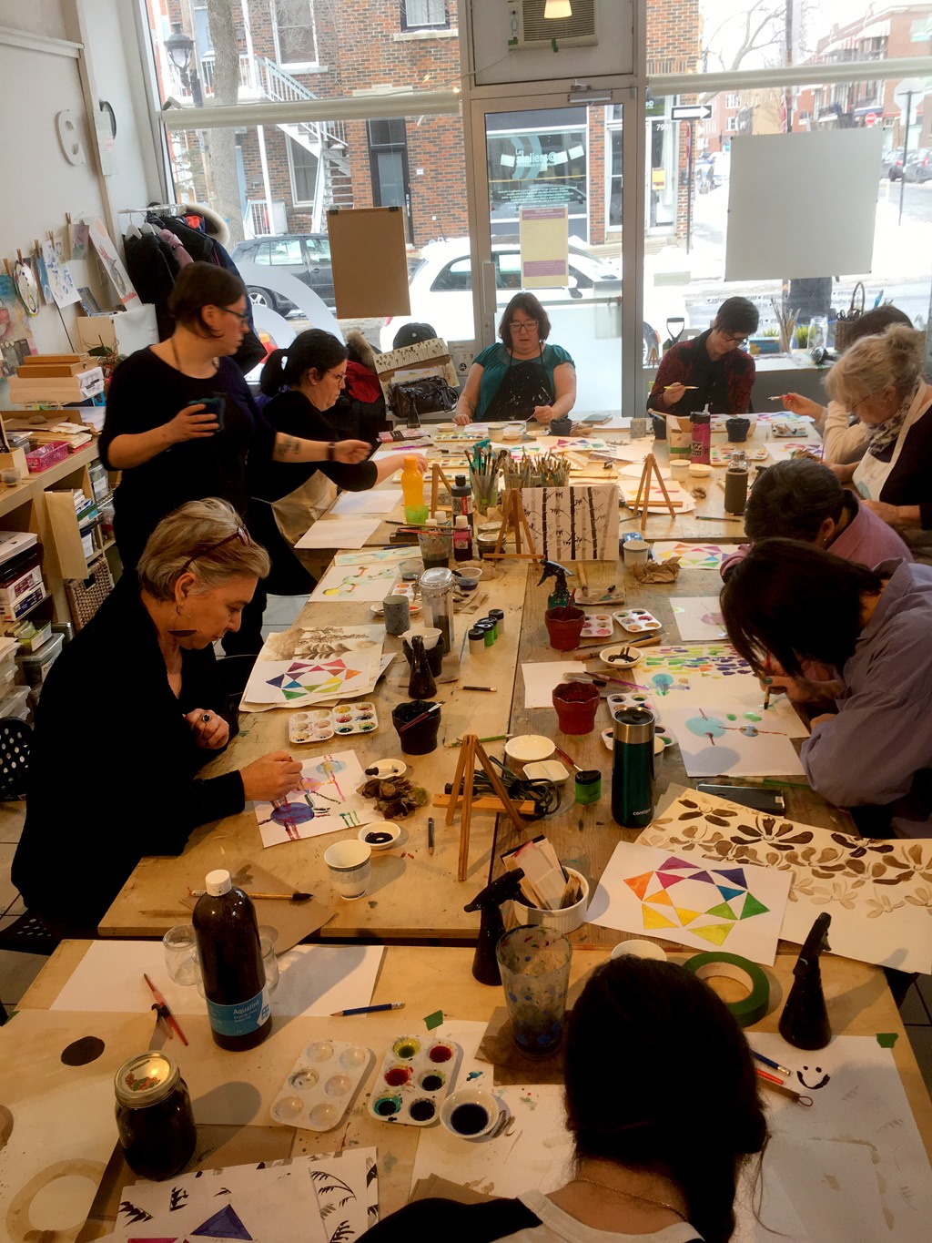 Faire des cours de dessin ou de peinture