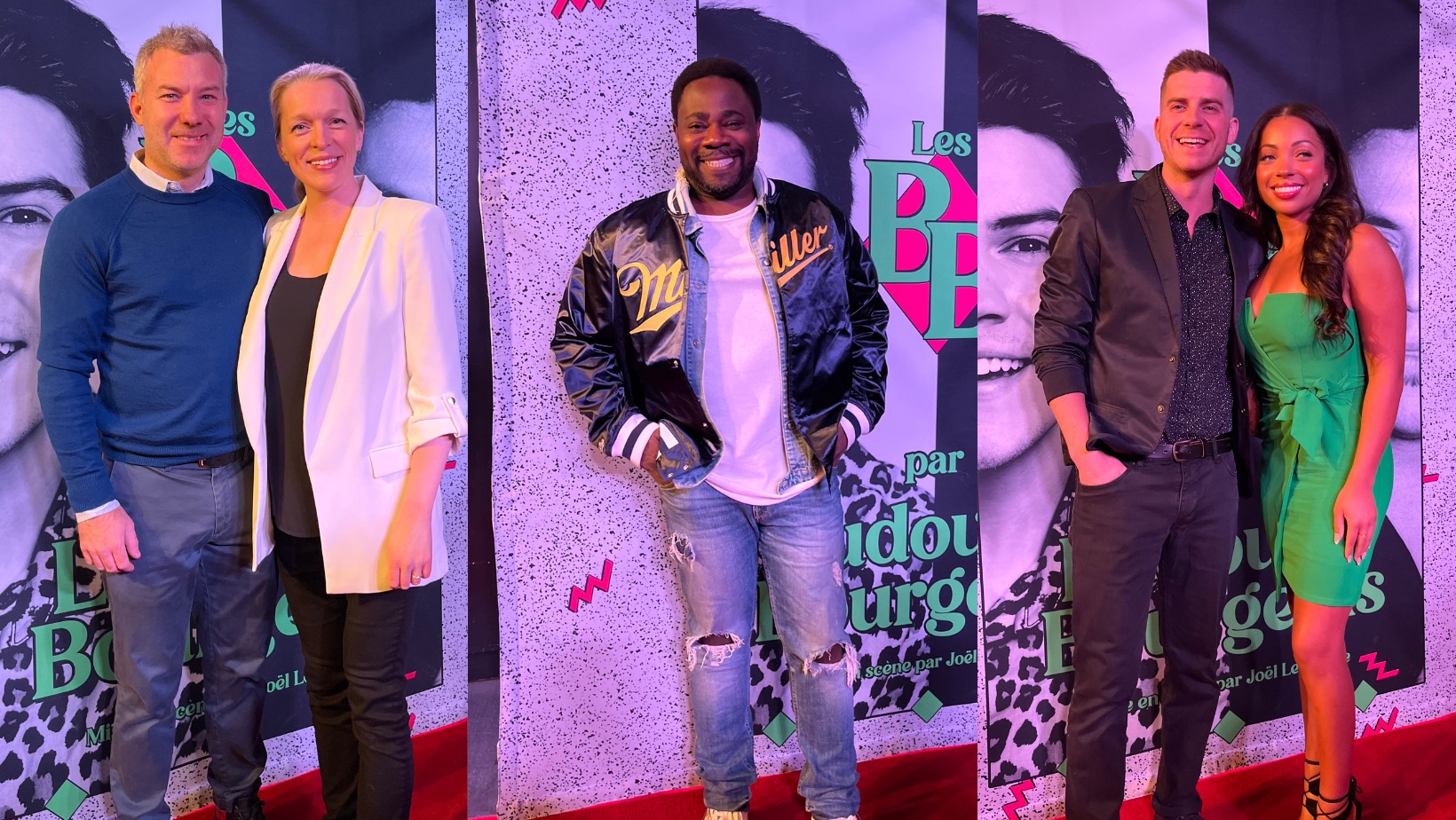 Plusieurs personnalités au Théâtre Maisonneuve pour la première du spectacle Les BB par Ludovick Bourgeois